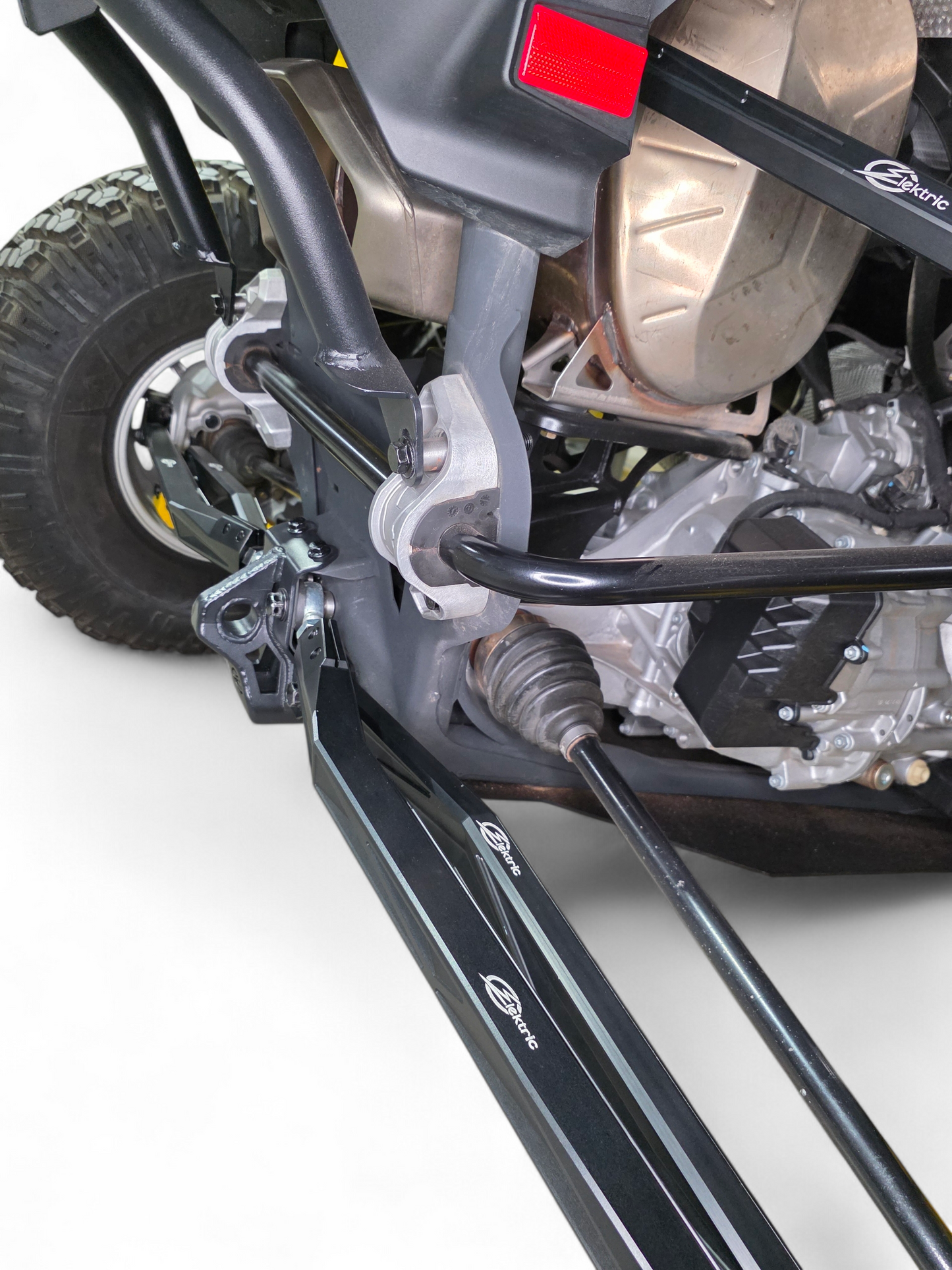 2024+ Can Am Maverick R High Clearance Adjustable Radius Rods (Anodized Black)