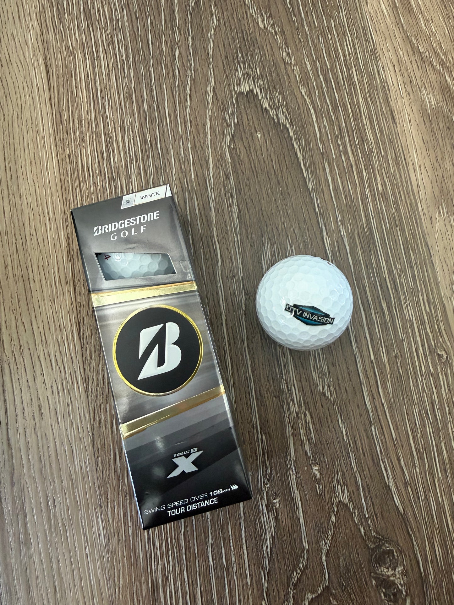 UTV Invasion Logo Golf Balls 3 Pack