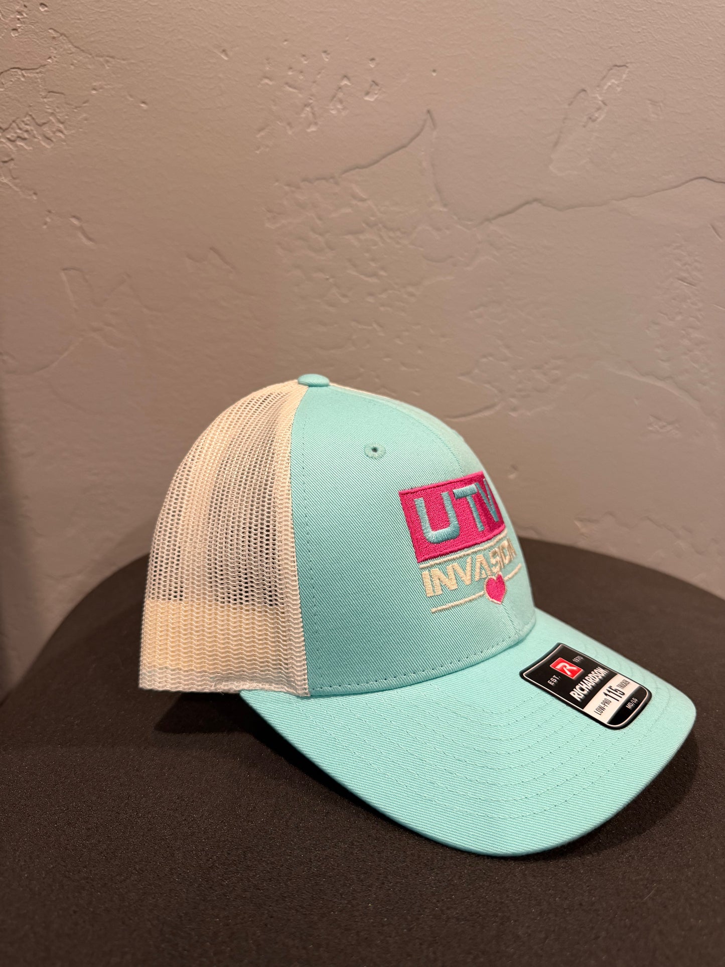 Women's Curved Bill Teal/Cream