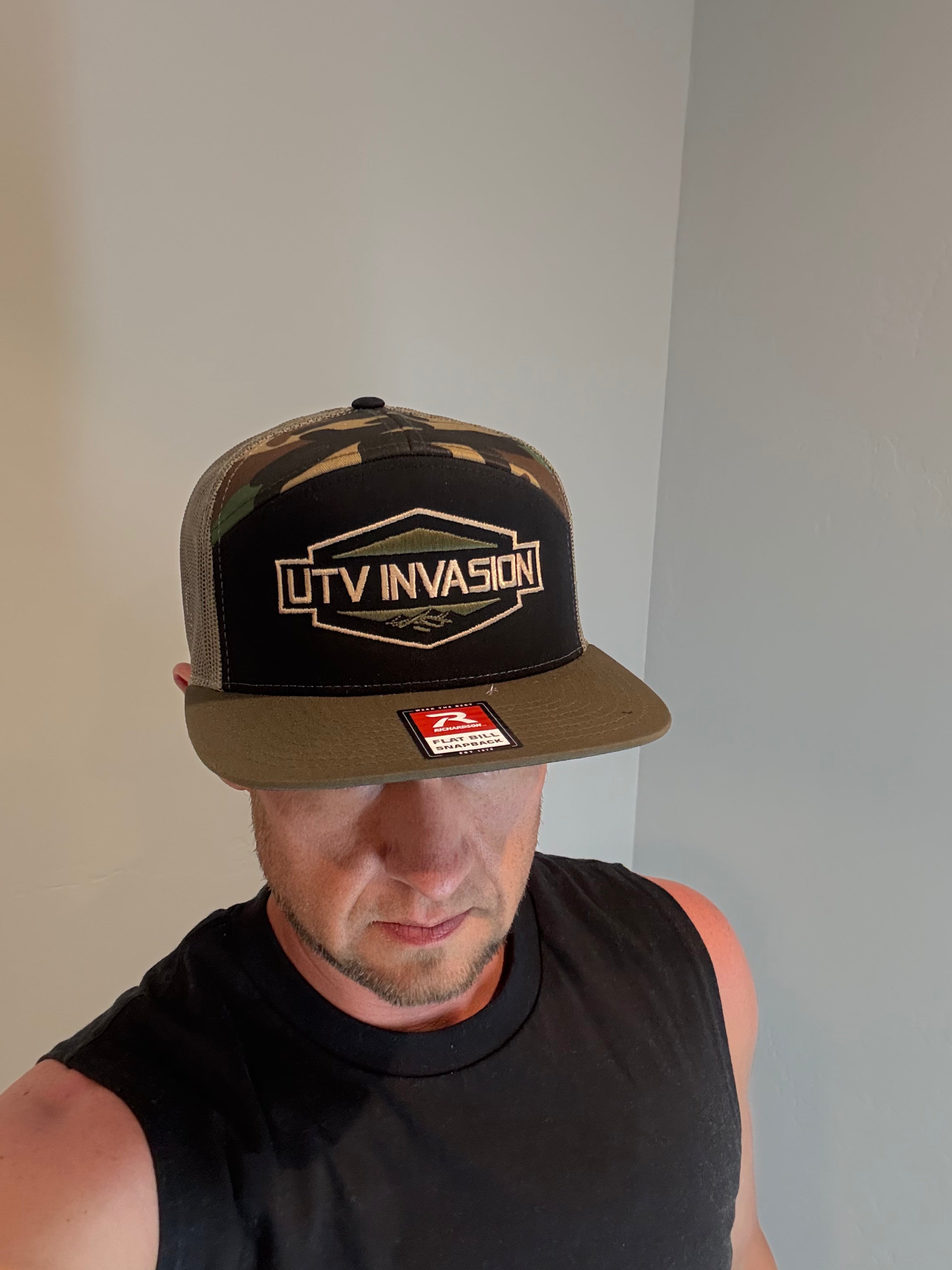 UTV Invasion Richardson 7 Panel Flat Brim