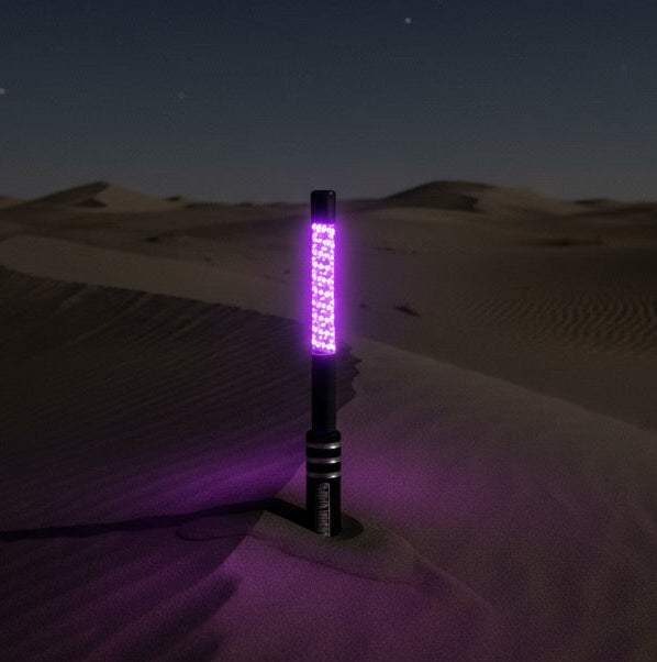 Game Changer LED Whip Set - Vibrant Purple