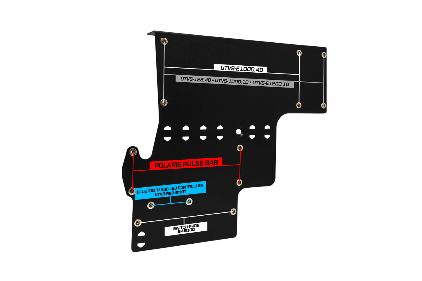 '20-'26 Polaris® RZR® Pro Series Pulse Bar Amplifier Mount  | UTVS-PRO-AMPMT-PB