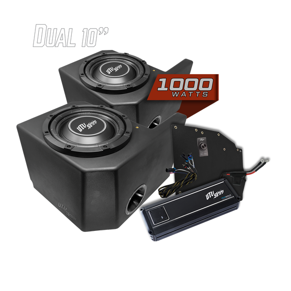 Polaris® Ranger 1000W Dual 10" Subwoofer Kit | UTVS-RNG-SUB-1000-2