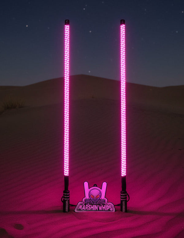 V2 Black Out LED Whip Set: The Ultimate Stealth